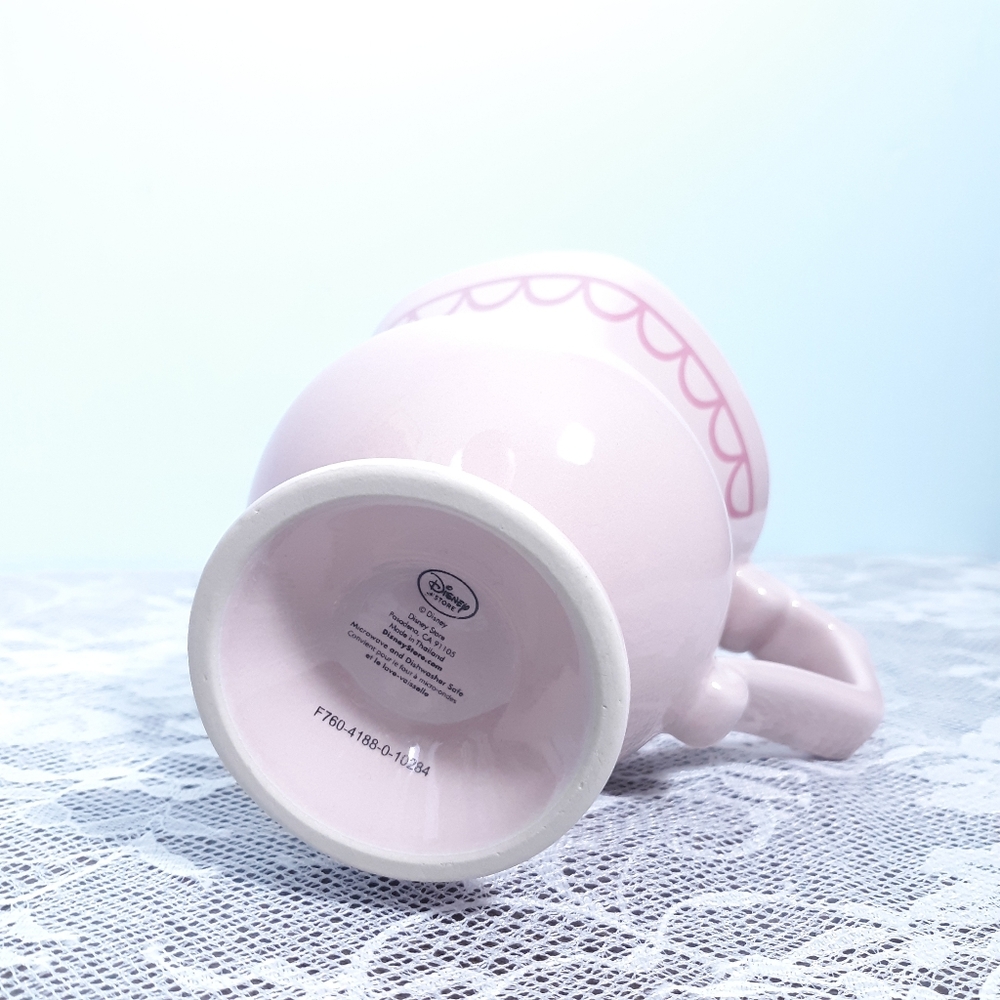 RARE NWOT Disney Alice In Wonderland Pink Teacup and Saucer Mug Cup - Picture 13 of 15